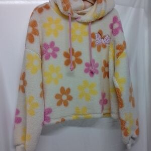 Barbie Floral Cowl Neck Sweater - Pink, Orange, Yellow
